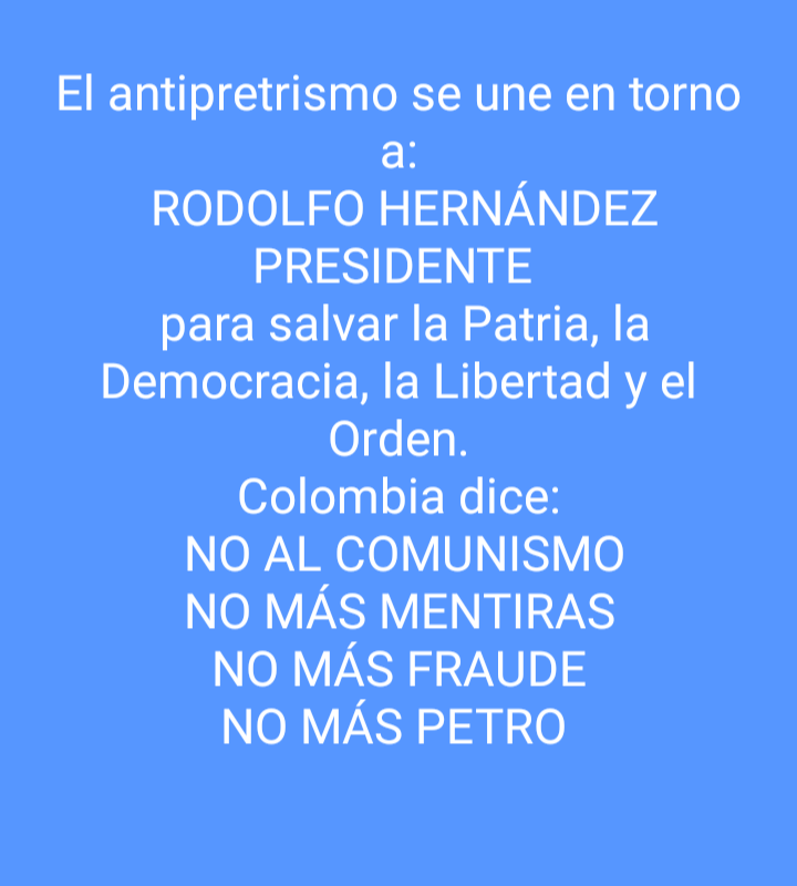 andrs_oc1's tweet photo. #PetroNuncaSeraPresidente https://t.co/VrpDHZRIMO