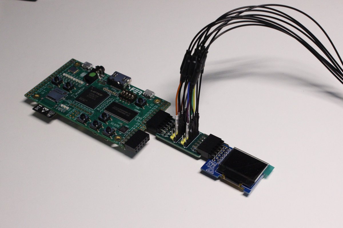 asdvek's tweet photo. Here's the final result. Looking much less like a transformer than the original bodge with the Digilent Pmod test point board with all ground wires sitting in loops straight next to each other. https://t.co/wdQP4VXgNk