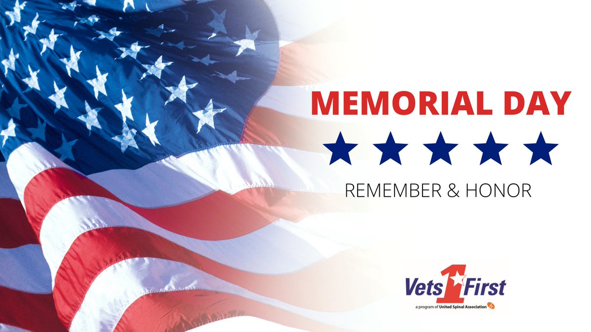 Please join VetsFirst to take a moment this #MemorialDay to honor those service members who have made the ultimate sacrifice in support of our nation 🇺🇸