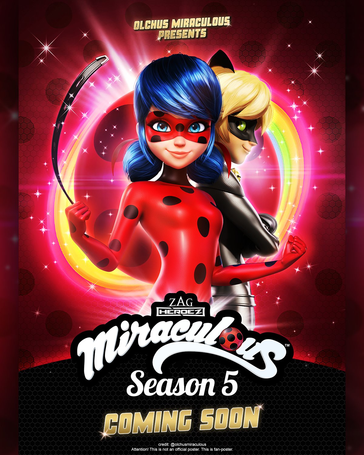 Miraculous: Tales of Ladybug and Cat Noir Season 5 Releases New Posters