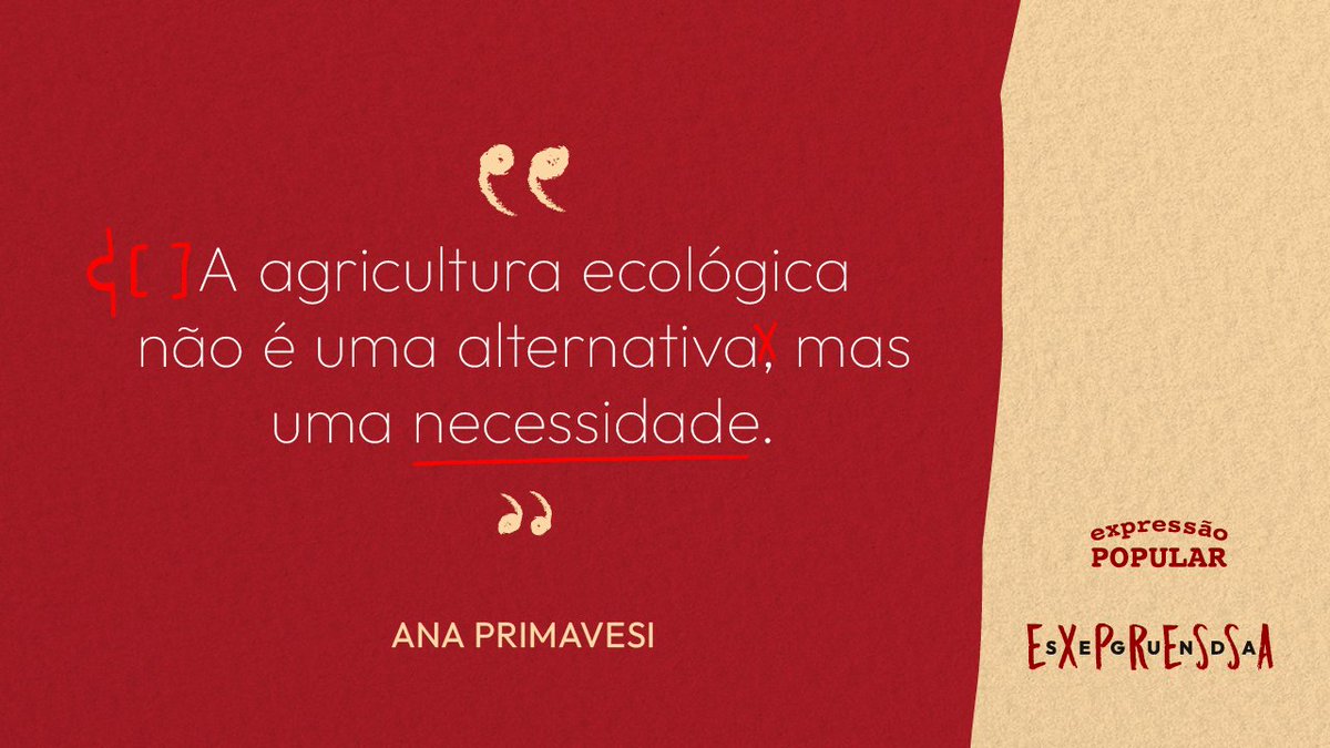 expressaopop's tweet photo. Não poderíamos começar a semana do meio ambiente de outra forma senão relembrando Ana #Primavesi! No cenário de crise ambiental que vivemos, sua contribuição é fundamental para migrarmos para um caminho que priorize a vida no lugar do lucro.
Essa é a única alternativa possível! https://t.co/NBHBTxUlUl