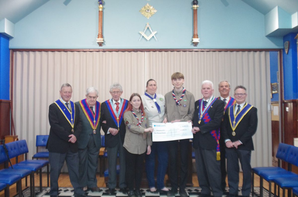 Essex #Freemasons from Wivenhoe and Colchester Masonic Centres Sponsor Scouts to South Korea Jamboree. 

essexfreemasons.org.uk/news/item/202-…
