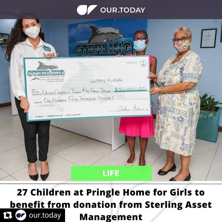 UCJCI's tweet photo. #Repost 
The financial support from Sterling Asset Management’s will bolster the children’s home's day-to-day operations while the child development facility commemorates its 100th anniversary. 
#ucjcibuzz #ucjci #ucjciinstitutions https://t.co/T1Z2ZTPxKs