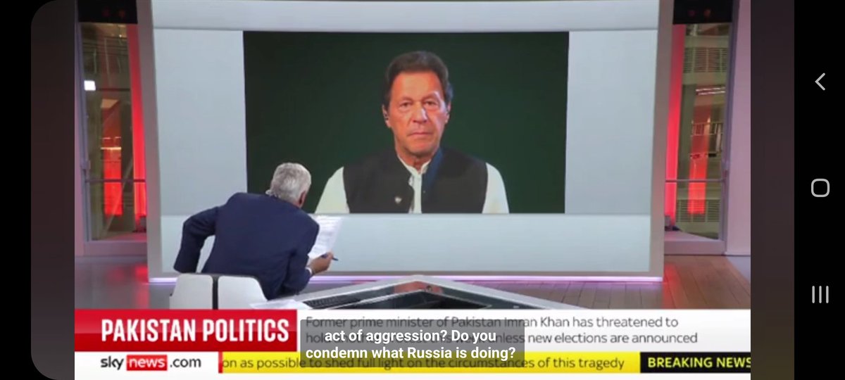 UmarJavaidJutt's tweet photo. آپ روس اور چائنہ کے ساتھ کیوں تعلقات بنا رہے تھے جو انسانی حقوق کی خلاف ورزی میں ملوث ہیں,اینکر کا سوال

میں 22 کروڑ پاکستانیوں کا زمہ دار ہوں جنہوں نے مجھے وزیراعظم بنایا میں دنیا میں ہونے والے تمام صحیح یا غلط اقدامات کا زمہ دار نہیں,عمران خان https://t.co/K552Gcqgz9