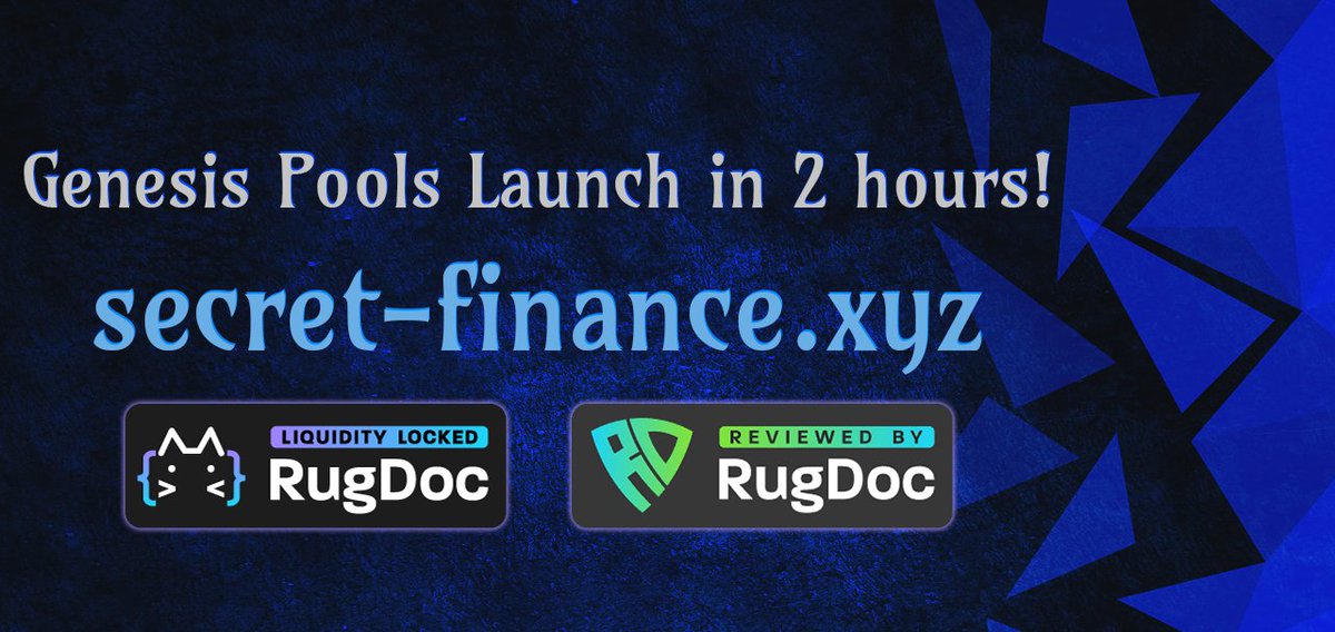 Secret Finance tweet media