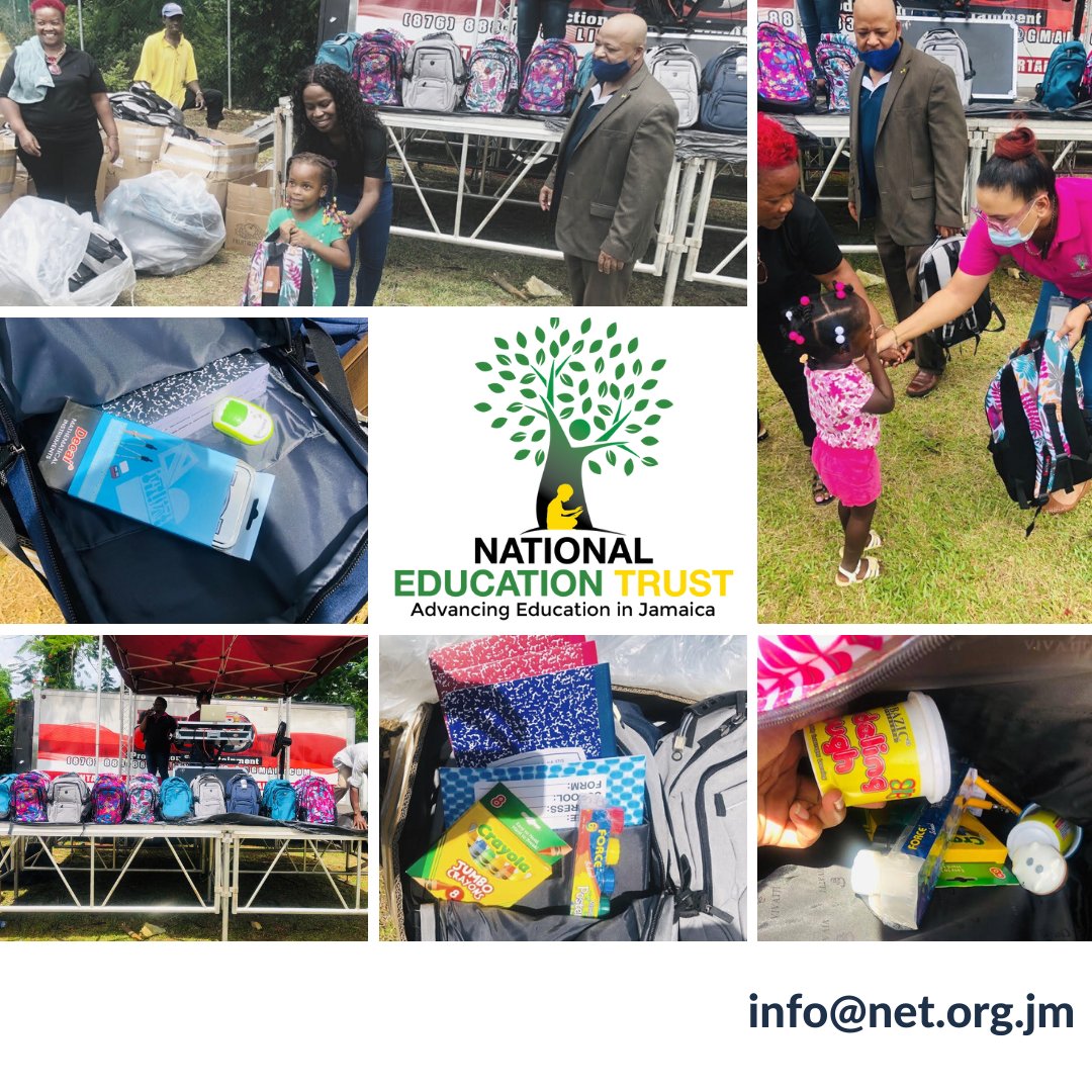 netjamaica's tweet photo. #Throwback to when we partnered with the @USEmbassyJA for a back to school fair at Clapham Primary, St. Elizabeth
Email info@net.org.jm to learn more on how you can also get involved!
#ChildMonth #InvestWithNET #GiveForImpact #QualityEducation #SDGs https://t.co/gCjXuzvz4d