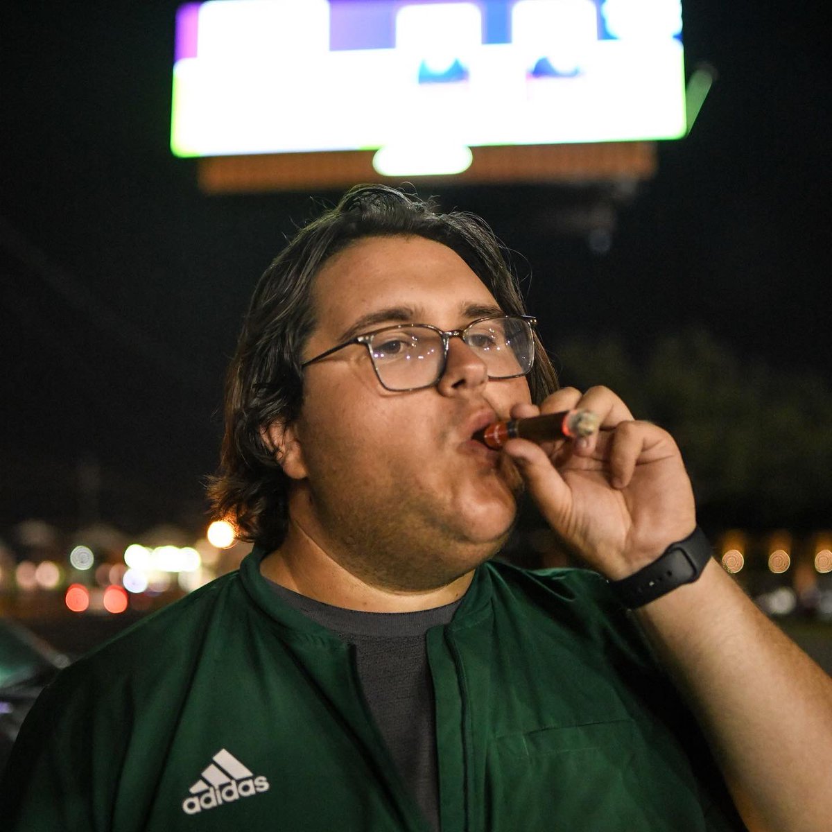 ParkerPeltier's tweet photo. Cigars taste like victory! SLC Champs!

#LionUp | #VPTS https://t.co/52NMWdRCE3