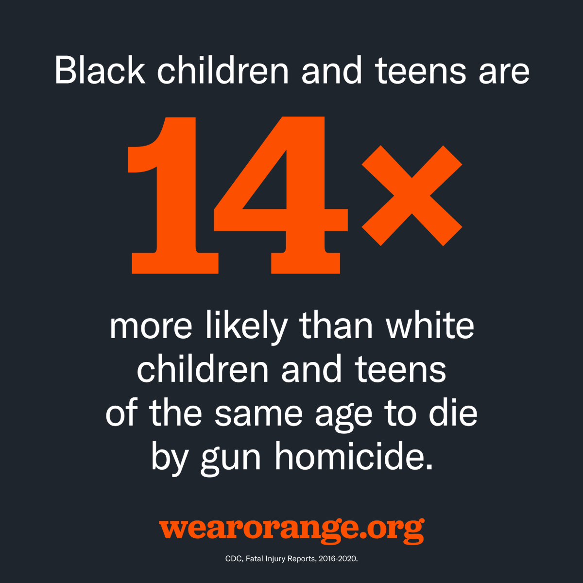 StudentsDemand's tweet photo. Gun violence is the leading cause of death for children &amp; teens in America—and disproportionately impacts Black and Latinx youth.

National Gun Violence Awareness Day is Friday, June 3rd.

#WearOrange on Friday to honor survivors, and join actions to end this preventable crisis. https://t.co/tER9GK26KB