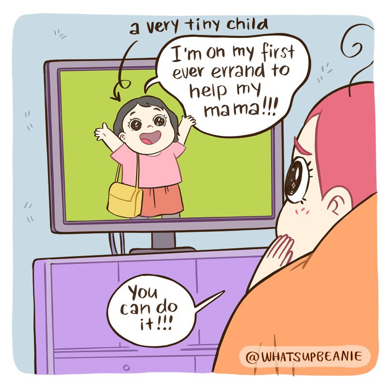 Watching wholesome things 