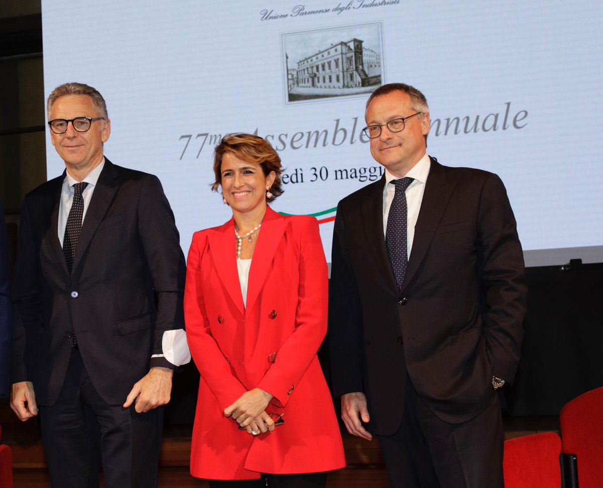 #30maggio Grazie Annalisa Sassi per lo straordinario lavoro svolto <a href="/upi_parma/">Unione Parmense degli Industriali</a> e buon lavoro al nuovo Presidente Gabriele Buia. Industria tema di sicurezza nazionale !
