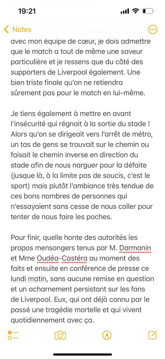 morin_darius's tweet photo. Mon récit de samedi soir:

#UCLfinal #Liverpool #RealMadridLiverpool #SaintDenis https://t.co/SglieGR3e4