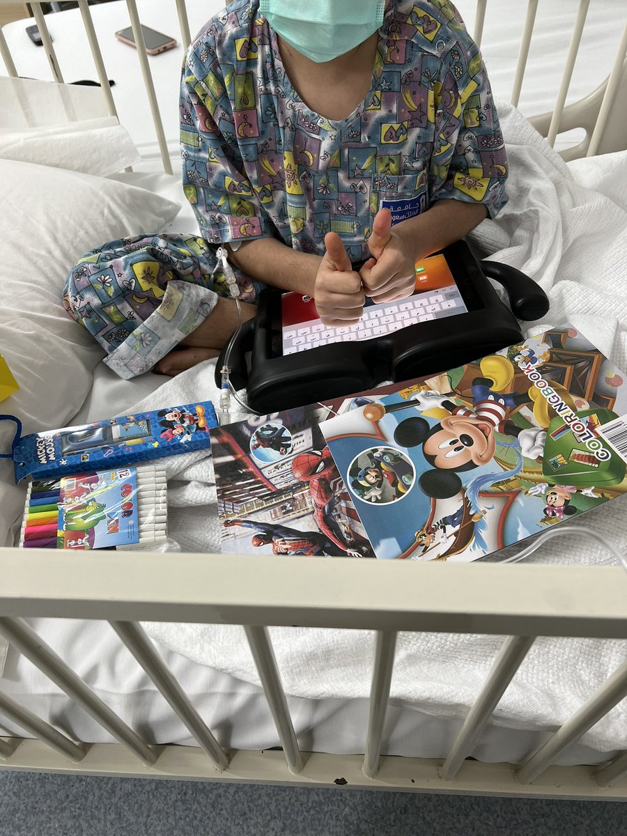 تم #تحقيق_أمنيه الطفل عبدالله 🪄

غلاف ايباد وادوات رسم وتلوين 🖍
دعواتنا له بـ الشفاء والعافية
وكتب الله اجر من ساهم في تحقيقها 💛