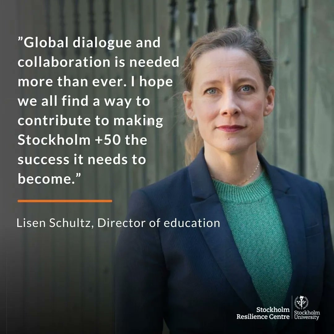 sthlmresilience's tweet photo. Amid turbulence &amp; crises what can we expect from #Stockholm50? 

We asked some of our researchers what they think, and what hopes they have for the meeting: https://t.co/dhCFxBH4F0

With @LineGordon @vgalaz @resiliencer @collste @BlasiakRobert &amp; Thomas Hahn https://t.co/LPbIolRzeO