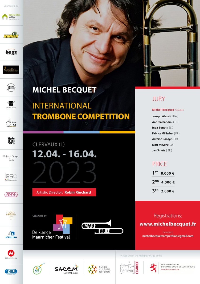 SlideMake's tweet image. WOW!! Michel becquet international trombone compétition!!!! 🤩🤩🤩