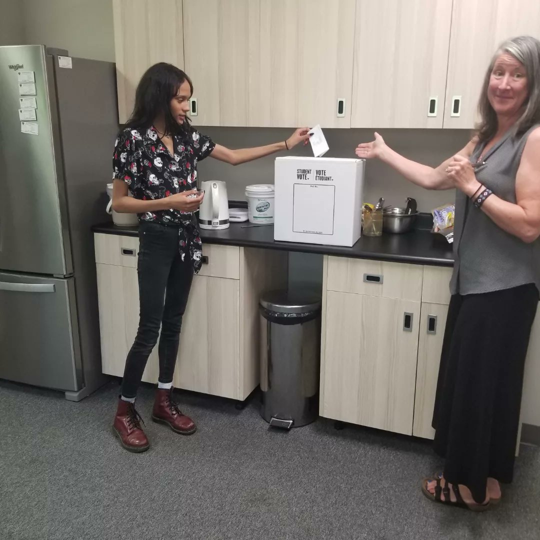 It's OFFICIAL! Student have participated in mock election voting Every VOTE counts@AllistonLC <a href="/LL_MSmith/">LL Millard-Smith</a>