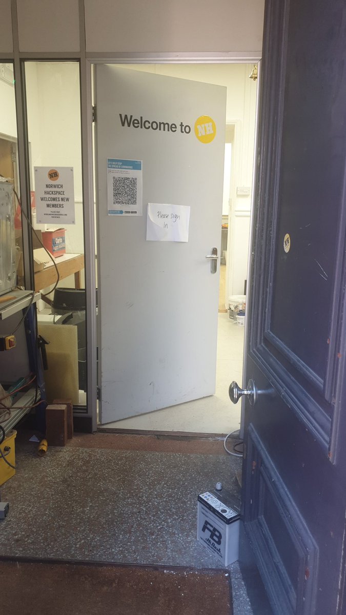 Our front door is open. Just saying. #Mondays

And yes that is a lead acid door stop.