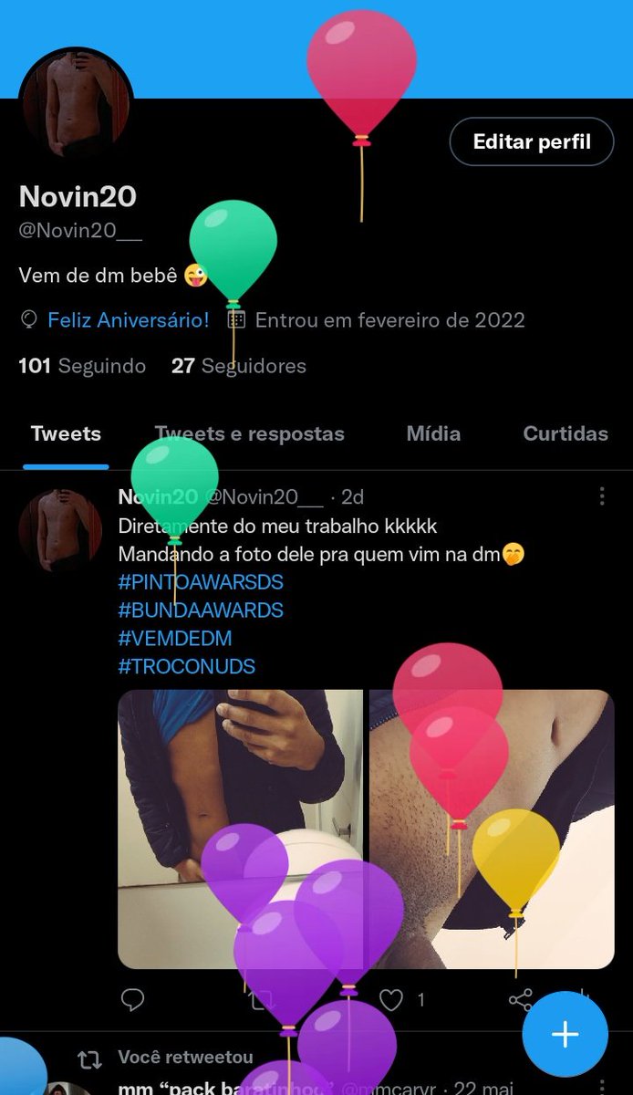 Novin20___'s tweet photo. Hoje é meu aniverseriu
Mandem presentes na dm por favor
#PINTOSAWARD 
#TROCONUDS 
#PINTOAWARDS 
#PEITOSAWARDS https://t.co/kzNJWXswCA
