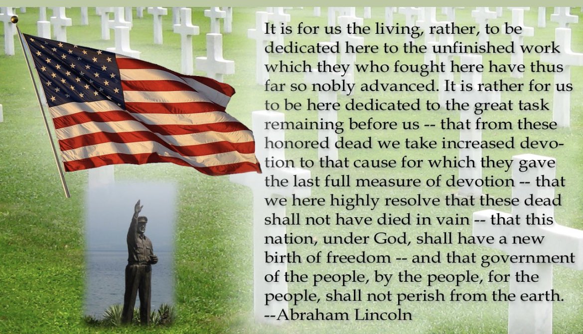 playersaidblog's tweet photo. I am grateful for those who have fought to establish and defend our freedom by giving “the last full measure of devotion!” #NeverForget #NeverTakeforGranted #MemorialDay2022 https://t.co/u9XozJ4B0Q