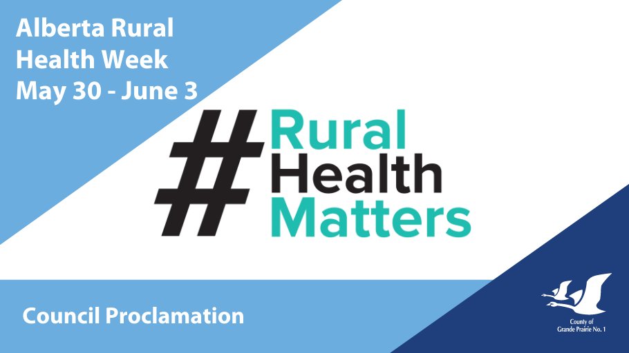 County Grande Prairie on Twitter "Council has proclaimed May 30June 3