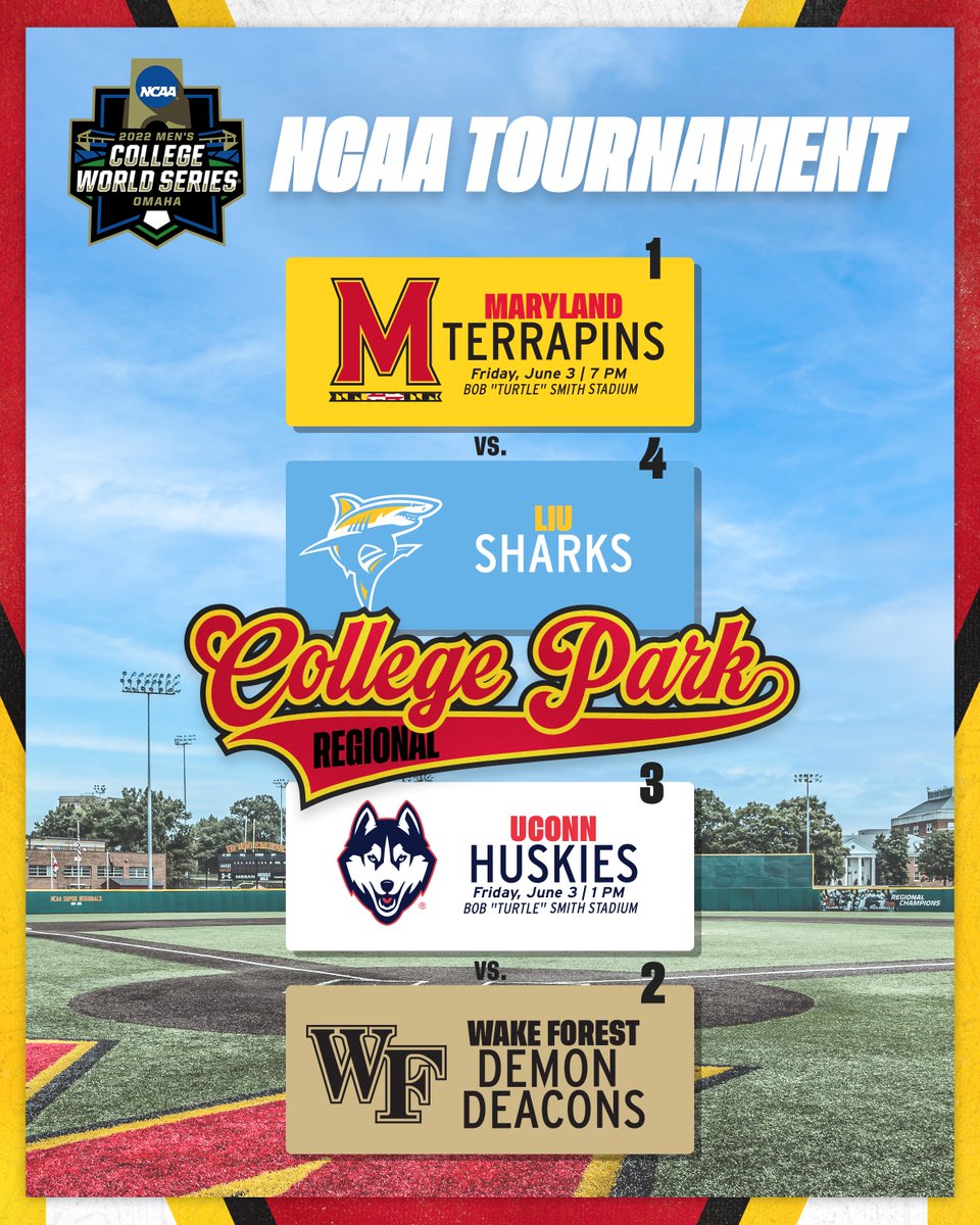TerpsBaseball's tweet image. The College Park Regional is set!

The priority access window for Terrapin Club members  to purchase tickets for the Regional is live. 

All-session tickets will go on sale to the general public on Tuesday at 1 PM. 

Info: ter.ps/z3g