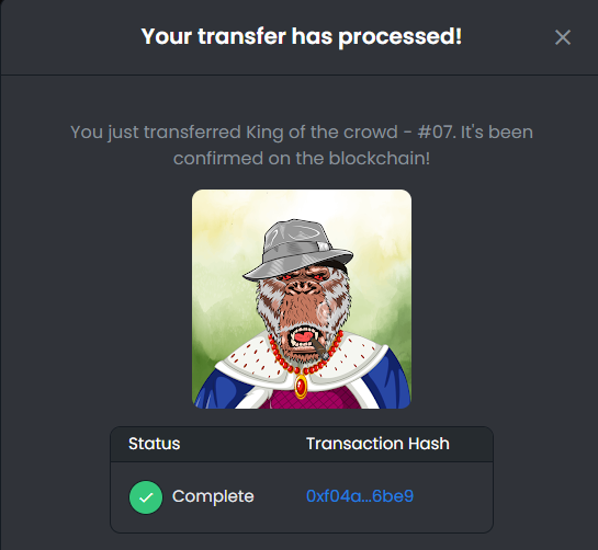 SlabChain's tweet photo. @Dery_oitsar @Beniirawan11981 @anggahartono @Eniandrea - We gave you an NFT for your trust.

Check your profile and make sure that you followed us @SlabChain 
Thank you and good luck.
Free NFT Giveaway for collectors that believe on our collection #NFT  #NFTCollection #KingOfTheCrowd #NFTGiveaway  #NFTCommunity https://t.co/Xlwafm3oqV