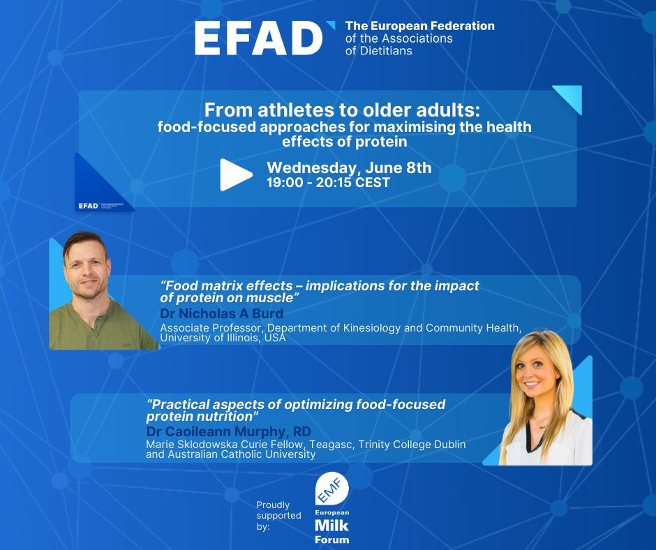 National Dairy Council (@ndc_ie) on Twitter photo Don't miss this exciting webinar "From athletes to older adults: food-focused approaches for maximising the health effects of protein" on 8th June. Register here: efad-emf-webinar2.socialguru.gr #dairymatrix <a href="/caoileannmurphy/">Caoileann Murphy</a> <a href="/nicholas_burd/">Nicholas Burd</a> <a href="/efad_org/">EFAD</a> Don't miss this exciting webinar "From athletes to older adults: food-focused approaches for maximising the health effects of protein" on 8th June. Register here: efad-emf-webinar2.socialguru.gr #dairymatrix <a href="/caoileannmurphy/">Caoileann Murphy</a> <a href="/nicholas_burd/">Nicholas Burd</a> <a href="/efad_org/">EFAD</a>