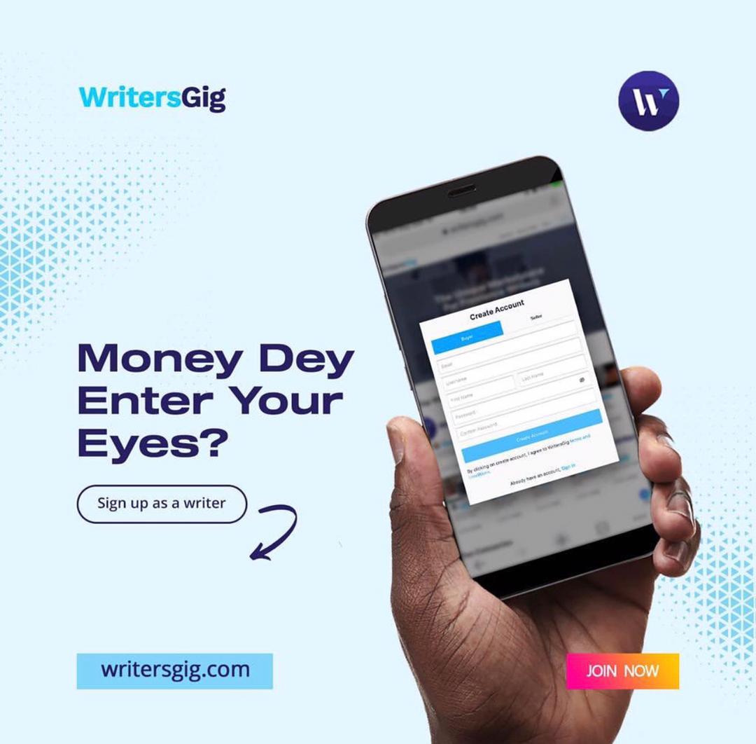 WritersGig's tweet photo. You can make money as a freelance writer on https://t.co/VPrFc9Ntd1

Wanna know how? Sign up to start enjoying these benefits 🎉🤩

#writersguild #writersgig #freelancewriter #freelancewriting #freelancework #copywriter #copywriters https://t.co/XpeoOPwJHW