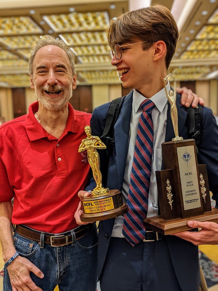 Congrats Ben...NCFL Debate Champion!