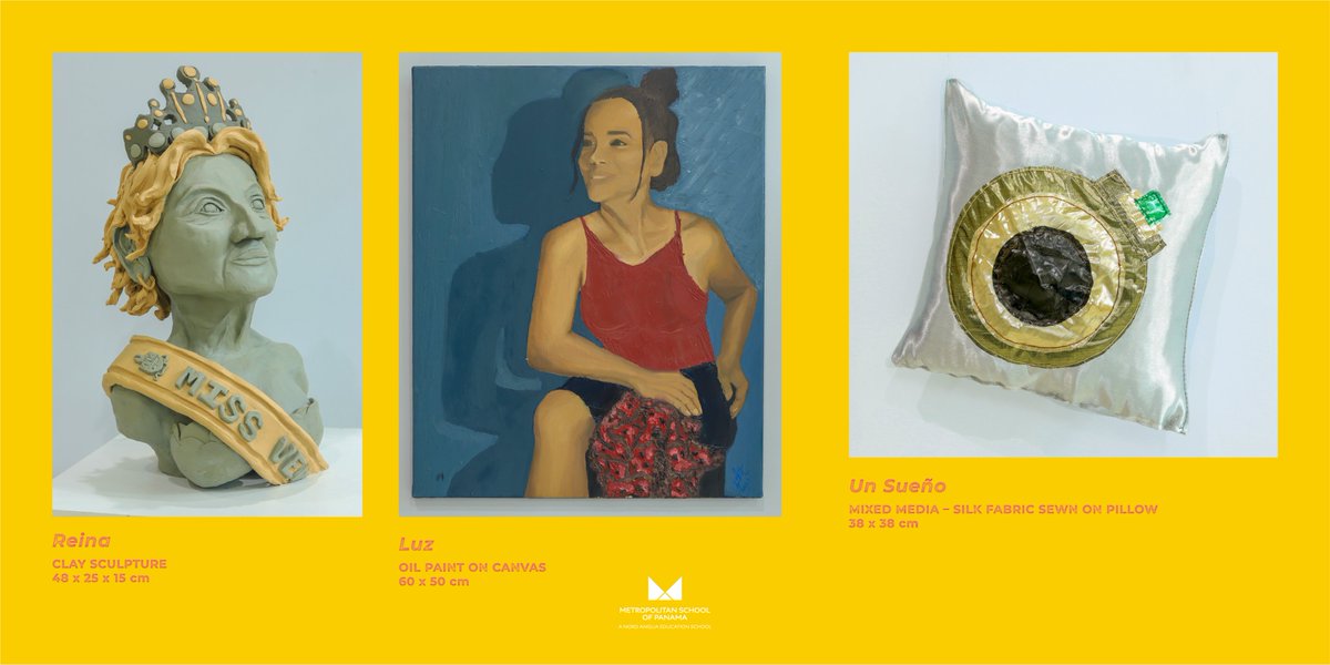 METSchoolPanama's tweet photo. Today we're sharing Sofia's work for the DP Art Exhibition 2022!🎨🖼️
“In my Exhibition I explore my identity and cultural expression through the idea of metamorphosis as a metaphor."
#METschoolPanama #IBorganization #ArtExhibition #IBDPartExhibition #IBDP https://t.co/WfQ6C6gtoo