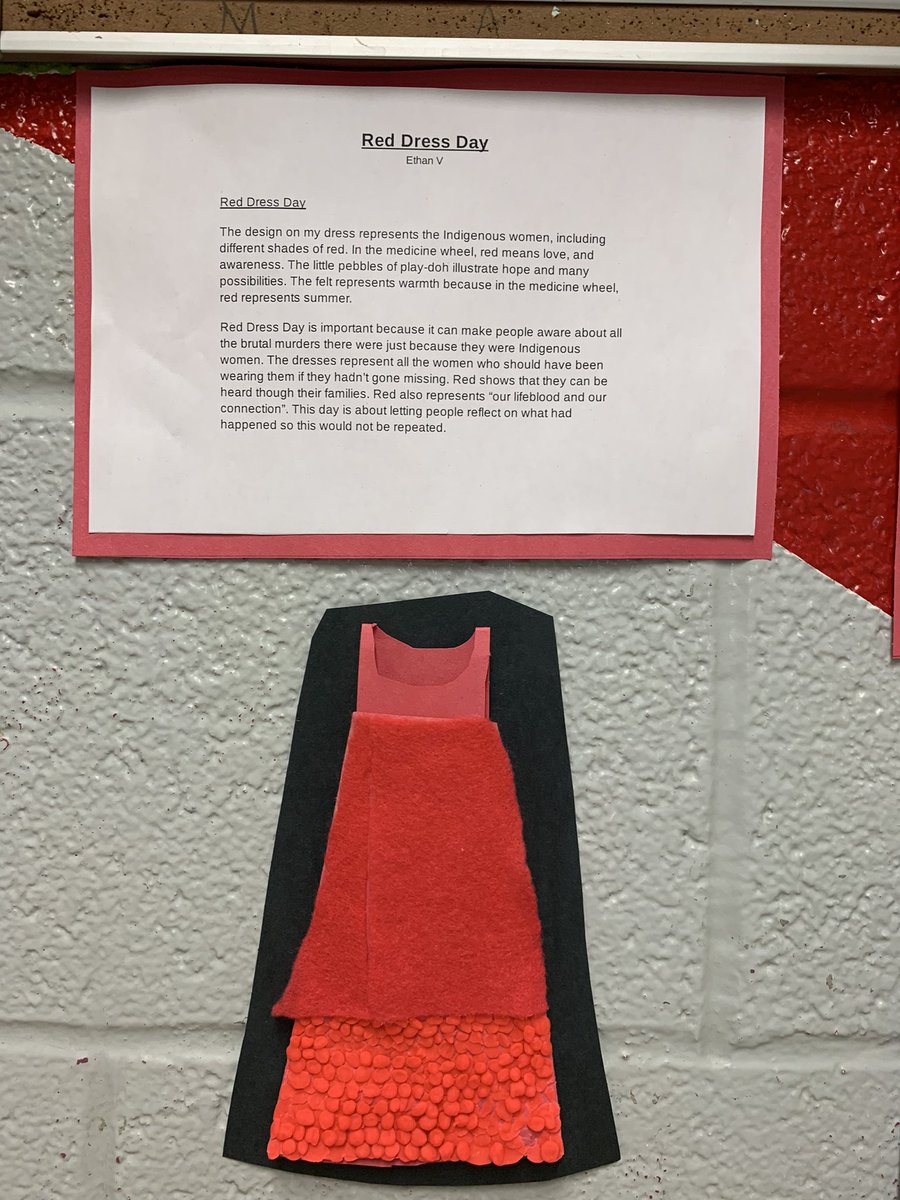 FairglenJrPS's tweet photo. Ms. Luborsky’s class learns about and reflects on MMIWG (Murdered and Missing Indigenous Women and Girls) on May 2, 2022.  More must be done to being attention to this issue. https://t.co/LOi3rHzNqr