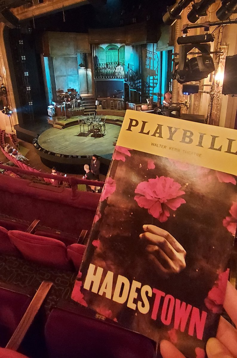 dolly7676's tweet photo. Amazing evening seeing @hadestown for the first time in NYC and witnessing @Andre_DeShields final performance as Hermes- Outstanding 👏🏻👏🏻 https://t.co/mxTjtF24Ku