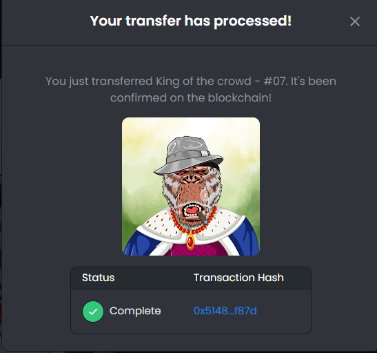 SlabChain's tweet photo. @mjyd10786989 - We gave you an NFT for your trust.

Check your profile and make sure that you followed us @SlabChain 
Thank you and good luck.
Free NFT Giveaway for collectors that believe on our collection #NFT  #NFTCollection #KingOfTheCrowd #NFTGiveaway  #NFTCommunity https://t.co/C3uutYK2NY