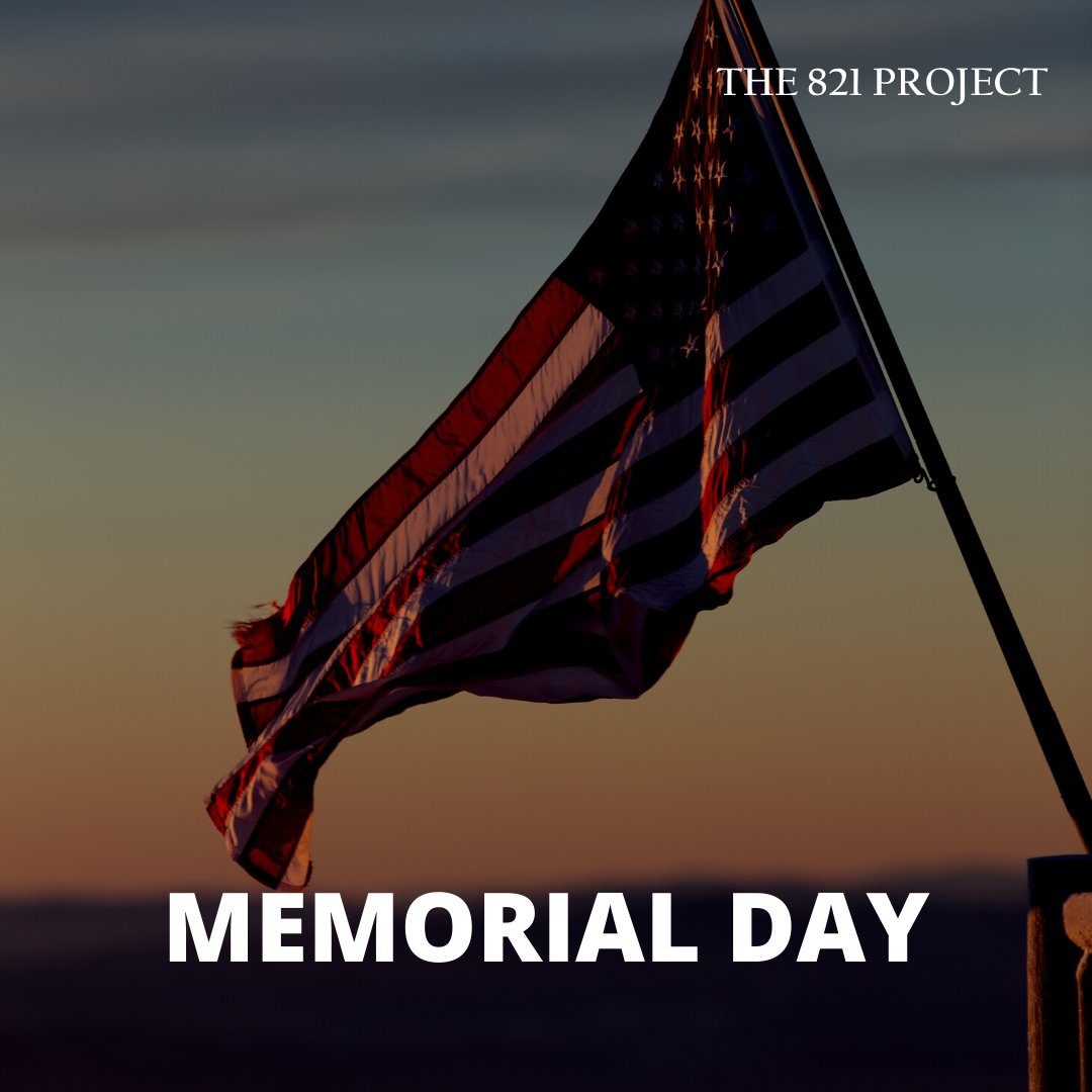 821Project's tweet image. On this Memorial Day, we honor the service members of every cultural and generational background who died while serving in the US Armed Forces. We also extend thoughts of healing and support to those who are mourning their loved ones. #memorialday2022