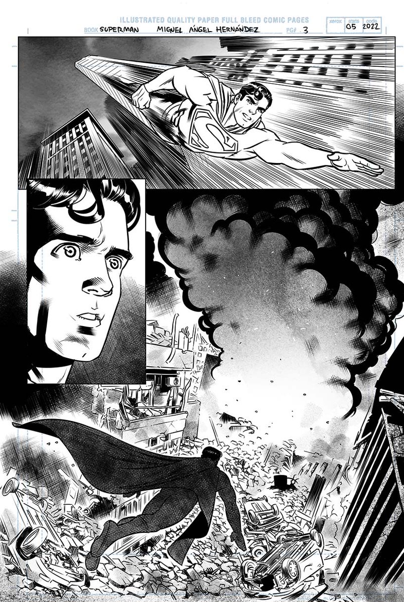 MIGUELANGH's tweet image. Nueva muestra de trabajo, es la calidad que alcanzo haciendo una página por día. ¿Quién dijo que no se podía? Pueden ver las otras páginas aquí: facebook.com/artmiguelangelh #comicsample #dccomics #marvelcomics #Superman
