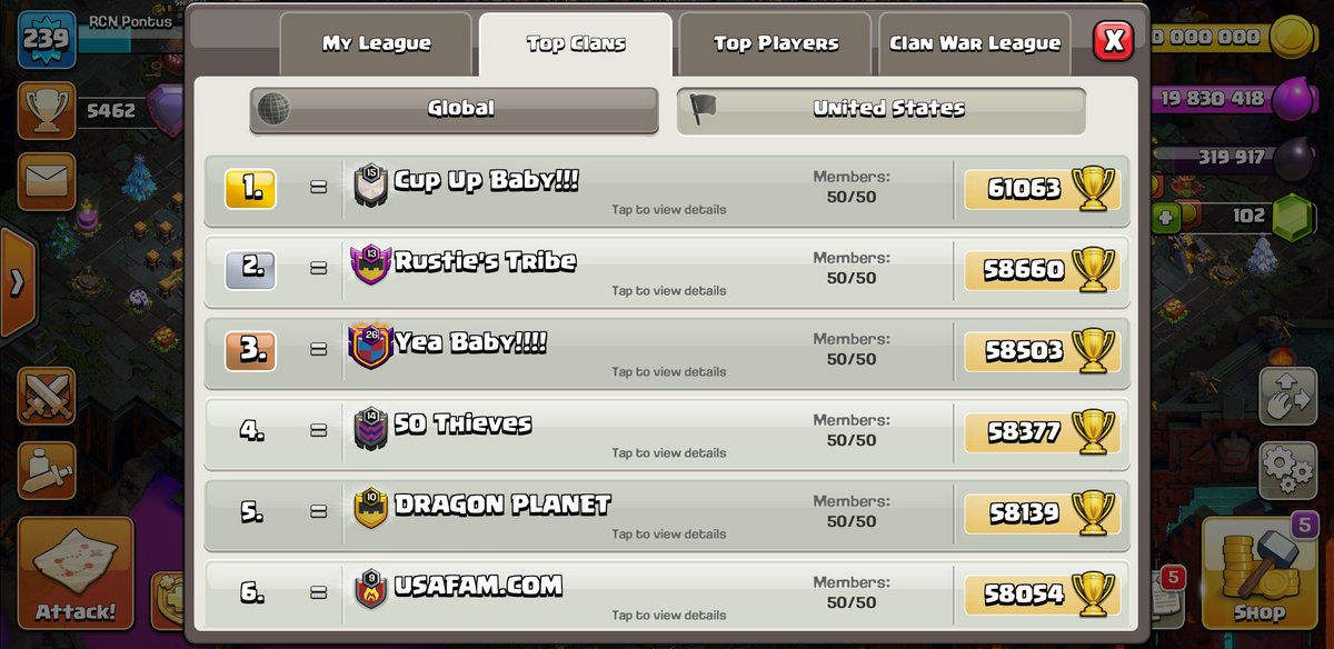 U.S.A Family - Clash of Clans tweet media