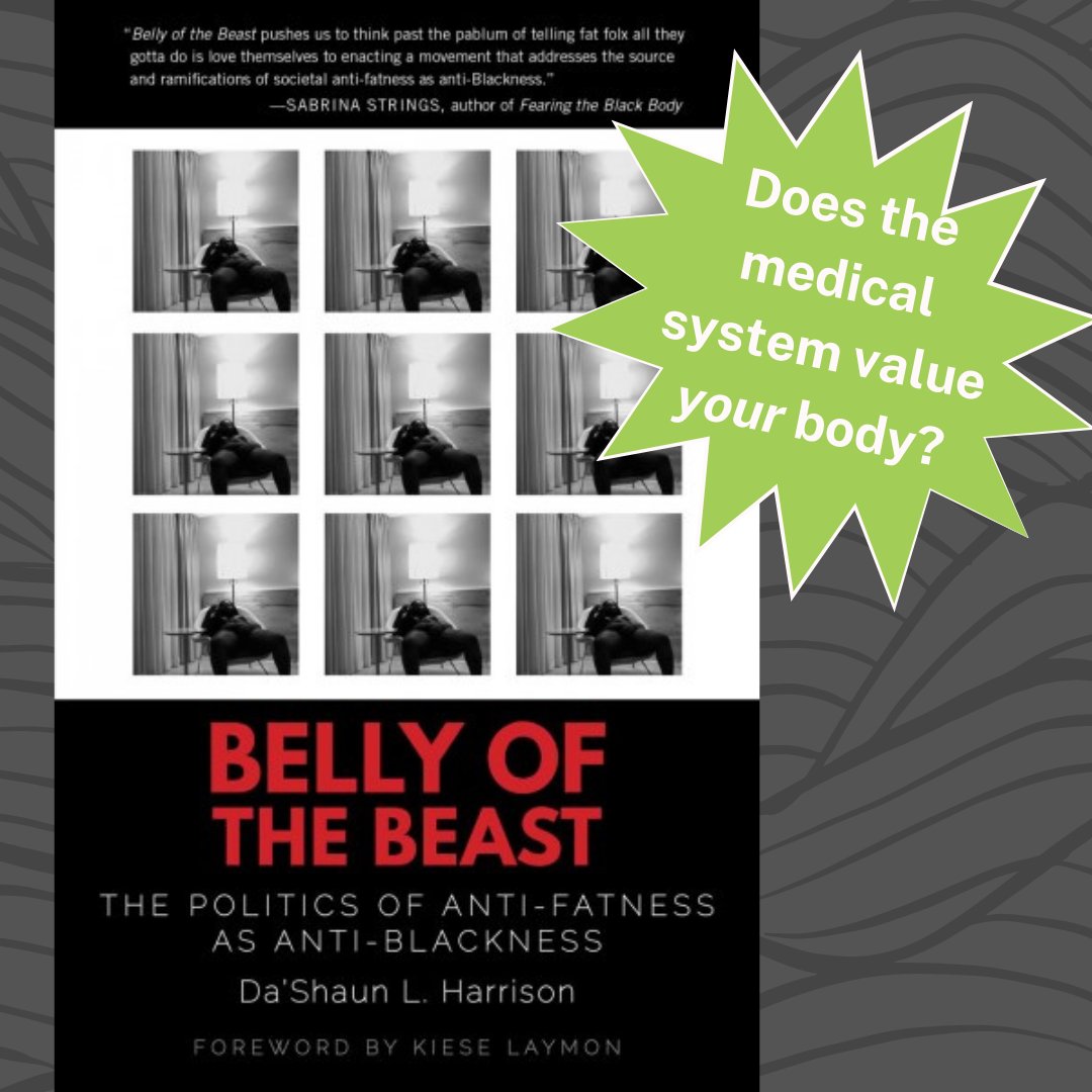 NUNM_EDU's tweet photo. New additions to our collection available for checkout! Belly of the Beast: The Politics of Anti-Fatness as Anti-Blackness by @DaShaunLH 
What We Don't Talk About When We Talk About Fat by @yrfatfriend
Sand Talk: How Indigenous Thinking Can Save the World by Tyson Yunkaporta https://t.co/o1gjJt0zAO