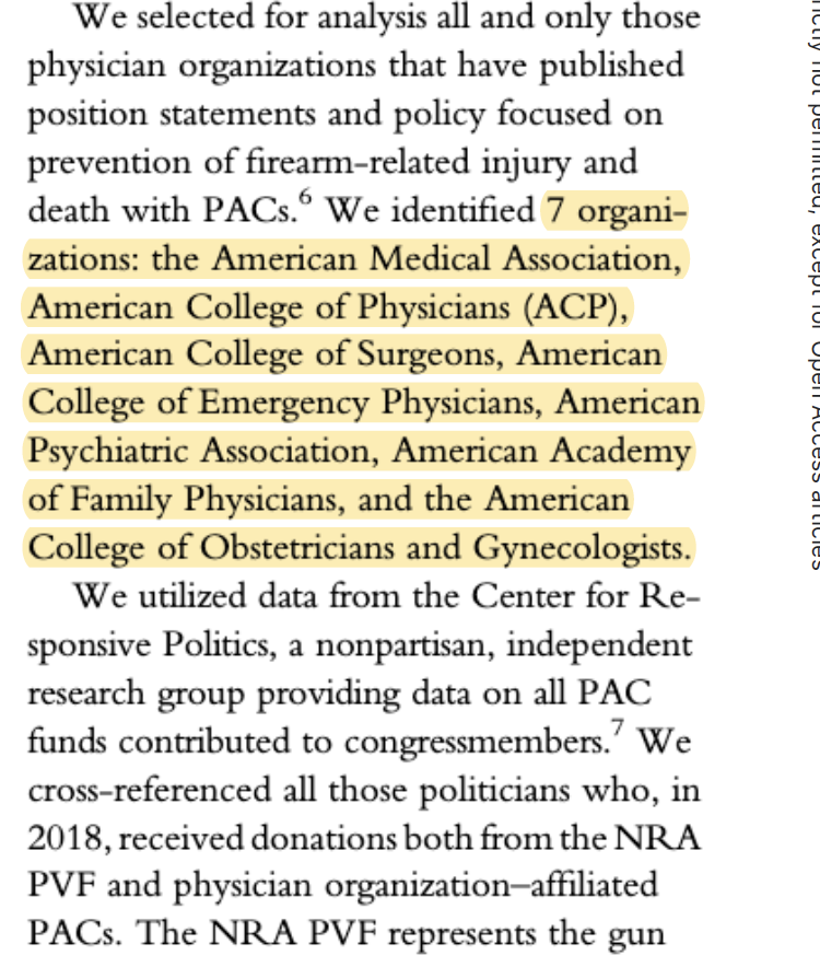 Naftali Kaminski (@kaminskimed) on Twitter photo 1/6 Wow! I was so disturbed by this from <a href="/uche_blackstock/">uché blackstock, md</a> that I looked up the paper ajph.aphapublications.org/doi/full/10.21… - the results are shocking. In 2018, 141 Congress members funded by #NRA were also funded by Medical Political Action committees. Guess how they voted about #GunControl? 1/6 Wow! I was so disturbed by this from <a href="/uche_blackstock/">uché blackstock, md</a> that I looked up the paper ajph.aphapublications.org/doi/full/10.21… - the results are shocking. In 2018, 141 Congress members funded by #NRA were also funded by Medical Political Action committees. Guess how they voted about #GunControl?