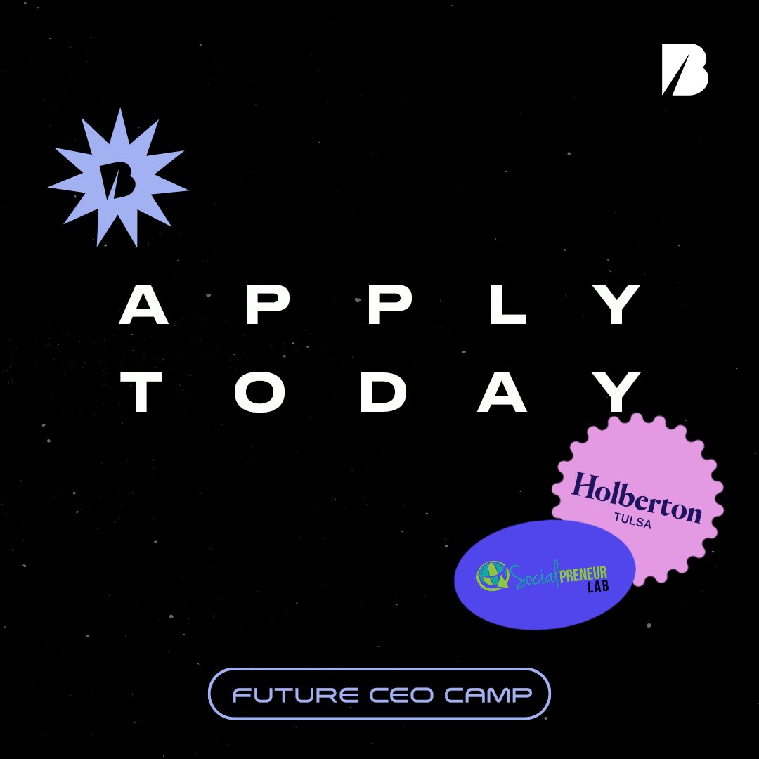 BuildinTulsa's tweet image. APPLICATIONS DUE TOMORROW 
#FutureCeoCamp #buildintulsa 

form.typeform.com/to/wec0IDCK?ty…