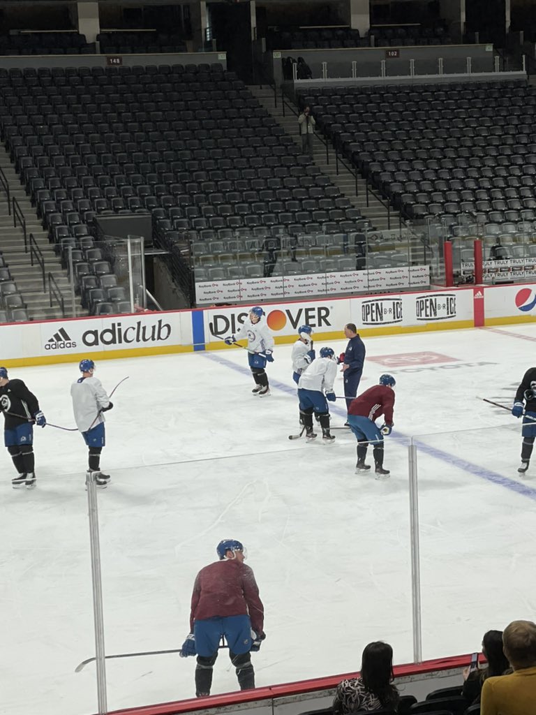 Adrian Dater on Twitter "Avs gettin ready for pracky https//t.co