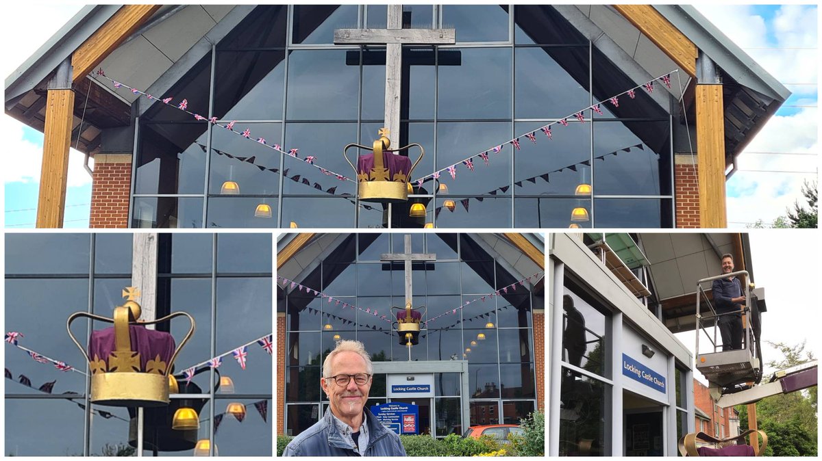 Our Jubilee crown is up! Thanks to Dave Manuel for another stunning creation.