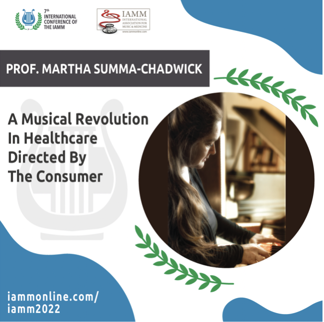 Summa_Martha's tweet photo. Looking forward to presenting an overview of various concepts and resource ideas that will help bring music protocols into the mainstream of medicine this week at this fantastic IAMM2022 conference. @int_musicmed @DrJazz615 @TaraRajendran #musicscience #musicbrain #musictherapy https://t.co/4bePVMsqNv