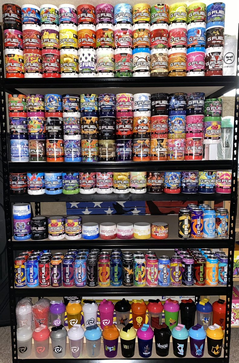 GammaLabs's tweet photo. This #GFUEL collection 😍👌

📸: @BoDYRoCKxX https://t.co/ToaB3mClob