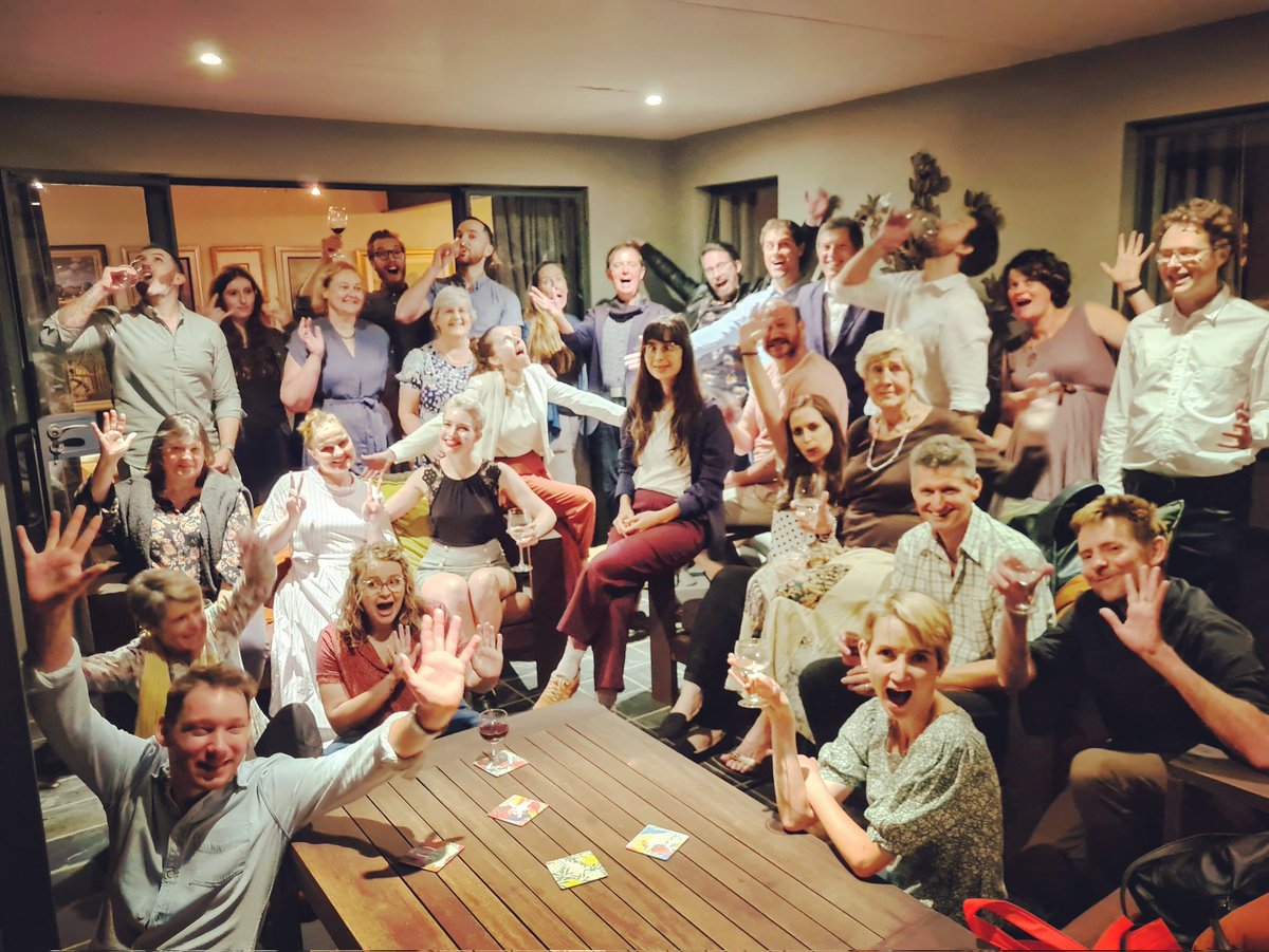 New faces &amp; voices, projects &amp; plans 💥 We can't wait to tell you more about our upcoming rec. &amp; performance plans feat. brand new music by local composers Jonathan Blair (a setting of TS Eliot's "The Hollow Men"), Hans Huyssen ("Weggewerp", a cycle of 4 Afrikaans poems),...(1/2)