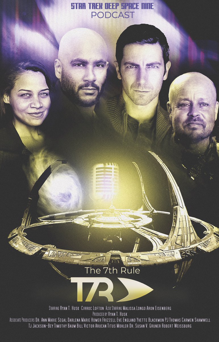 BIG NEWS!!
We have officially relaunched our audio podcast! We're adding our newly remastered #DS9 episodes RIGHT NOW, starting with "Emissary."

Please go wherever podcasts are found, search "The 7th Rule," and SUBSCRIBE, RATE, &amp; give us a REVIEW!
Thanks!

#StarTrekDeepSpaceNine