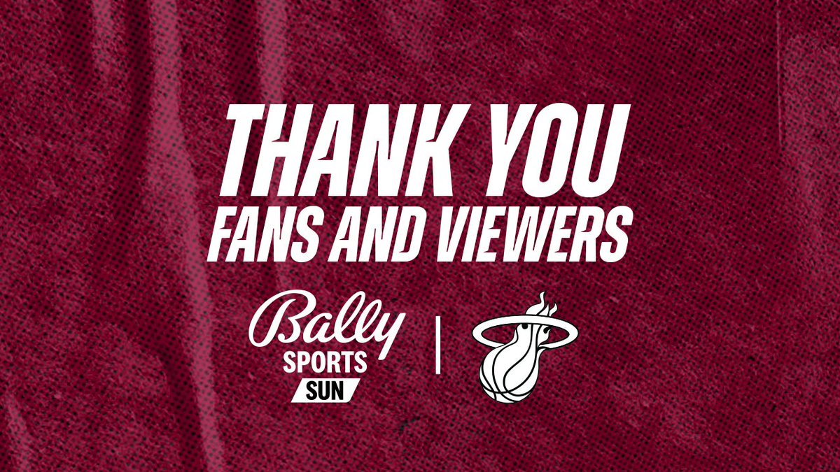 FanDuelSN_Heat's tweet photo. From the 42-point win on Oct. 21 to Game 7 of the Eastern Conference Finals, you were part of #HEATCulture.

Thank you for a remarkable season, @MiamiHEAT fans and viewers! https://t.co/VTDrHRvr7f
