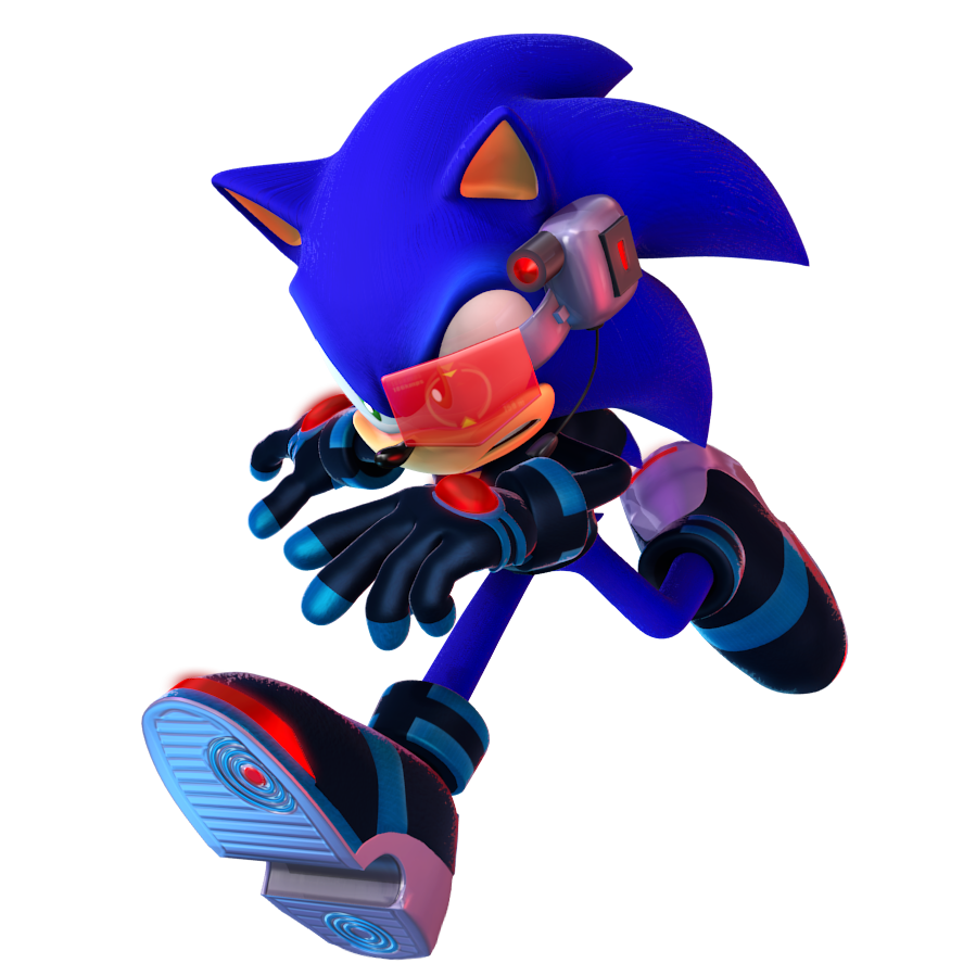 ソニック 「made a few more renders of Stealth Suit 」|Nibroc.Rockのイラスト