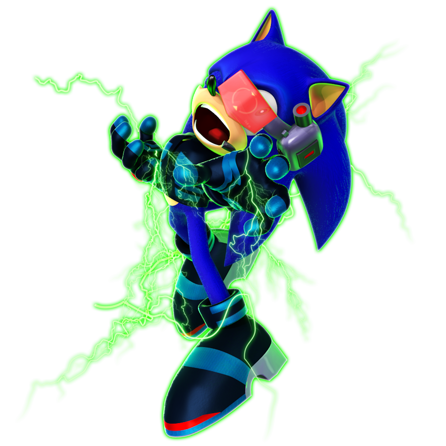 ソニック 「made a few more renders of Stealth Suit 」|Nibroc.Rockのイラスト