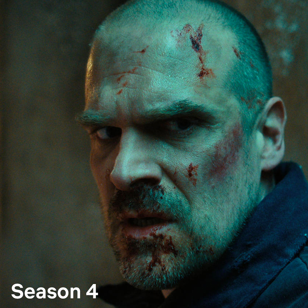 NetflixGeeked's tweet photo. remember when Hopper thought he had it tough in STRANGER THINGS sn 1? https://t.co/R1iu6I7ssn