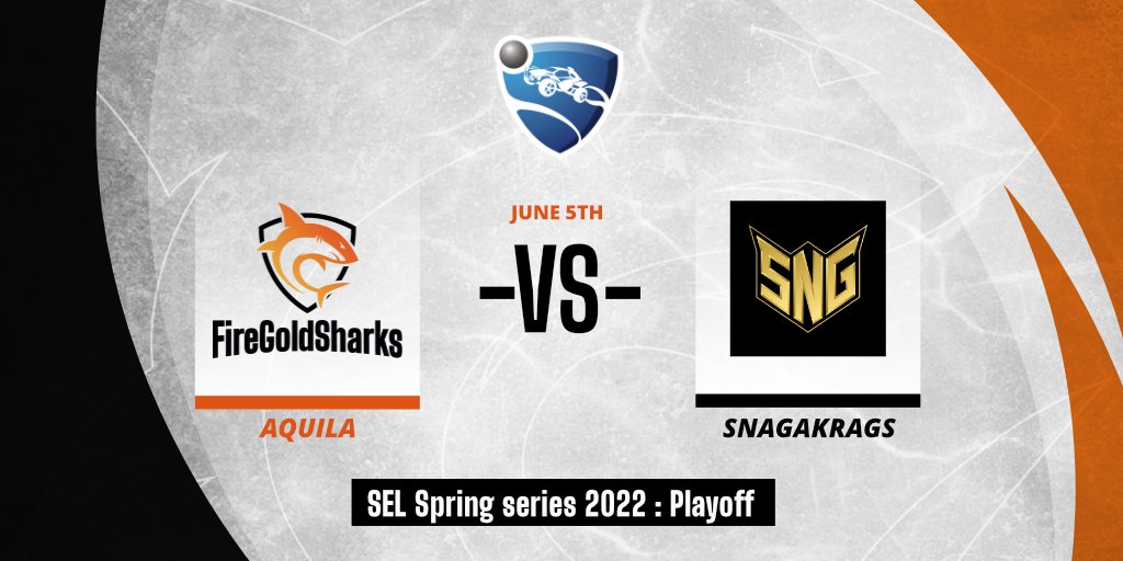 🔴ANNONCE DE MATCH🔴

Cette semaine la Aquila affrontera <a href="/KragsRl/">SnagaKragsRL</a> lors des Playoffs SEL Spring series 2022

Allez les sharks !! 🦈🔥💪

#RocketLeague #FGS <a href="/esportsleaguech/">Swiss Esports League</a>