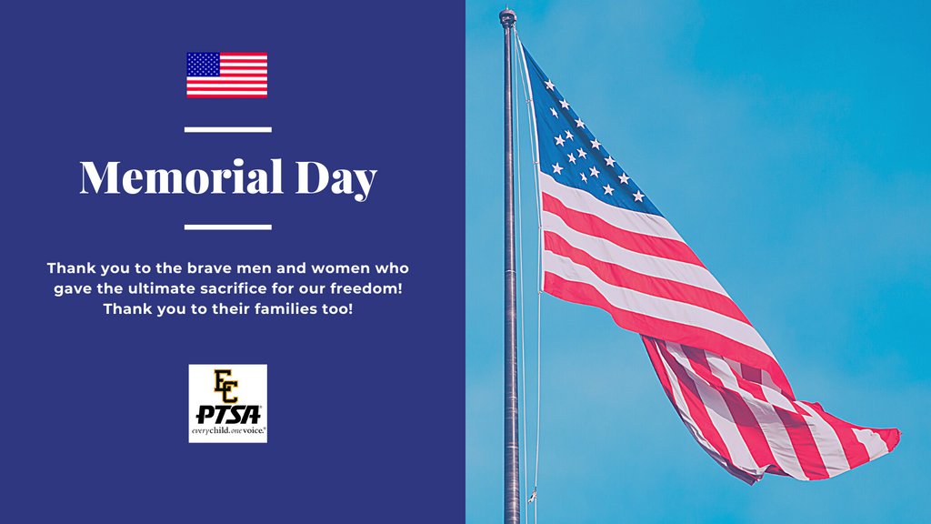 ElCapPtsa's tweet photo. Have a safe and happy #MemorialDay Vaqueros!πΊπΈ
#ThankYou
#GoECVaqueros https://t.co/mFjVNovJQc